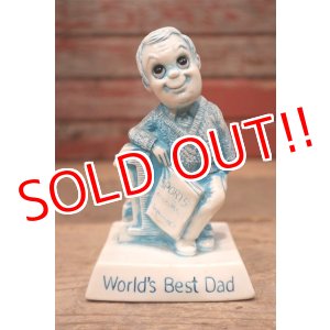 画像: ct-220601-33 R & W BERRIES & Co. 1976 Message Doll "World's Best Dad"
