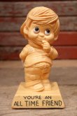 画像1: ct-220601-32 WALLACE BERRIE & Co. 1973 Message Doll "YOU'RE AN BEST FRIEND"