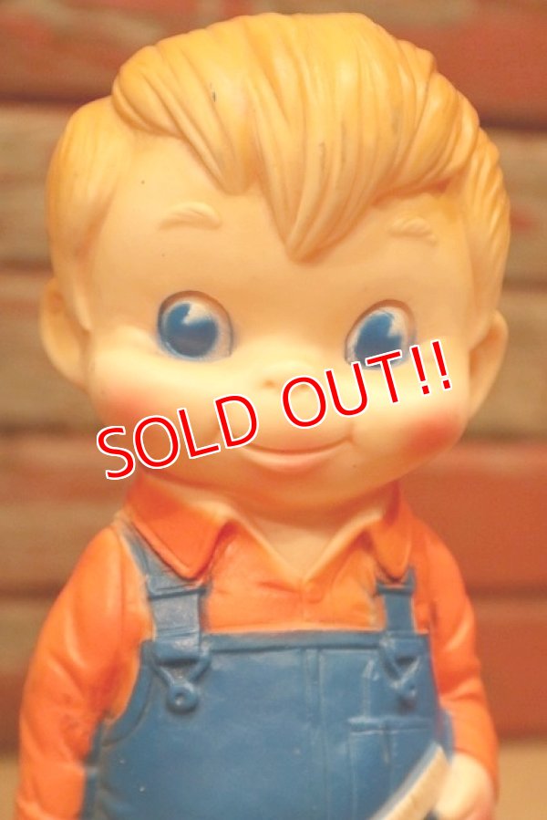 画像2: ct-220601-37 J.L. PRESCOTT Co. / 1968 Boy Squeaky Doll