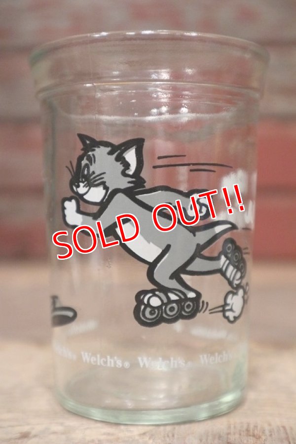 画像1: ct-220719-15 TOM & JERRY / 1990 Welch's Glass "TOM"