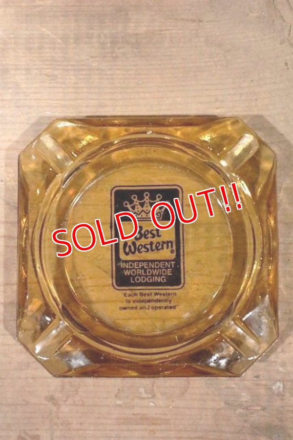 画像2: dp-20719-28 Best Western / Vintage Glass Ashtray