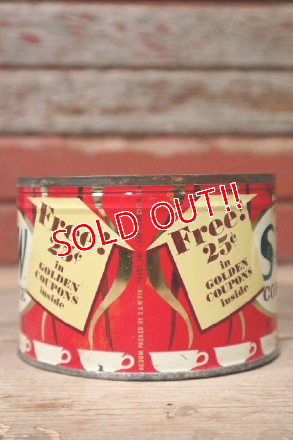 画像4: dp-20719-14 S and W COFFEE / Vintage Tin Can