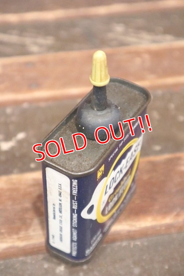画像5: dp-220401-238 LOCK-EASE / Graphited LOCK FLUID Vintage Handy Can