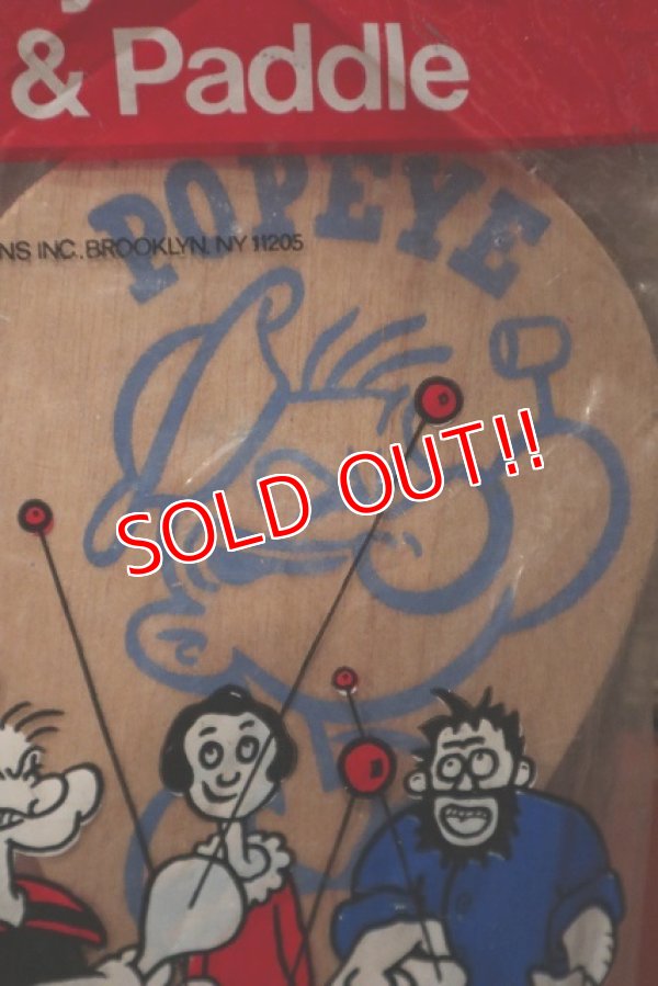 画像2: ct-220601-80 Popeye the Sailor / 1970's Ball & Paddle