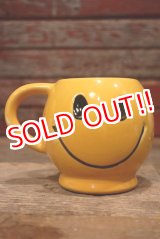 画像: dp-220401-39 McCOY POTTERY / 1970's Smiley Face Mug