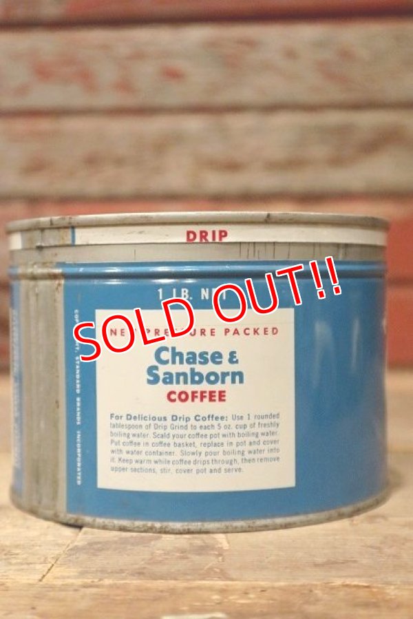 画像2: dp-20719-16 Chase & Sanborn COFFEE / Vintage Tin Can