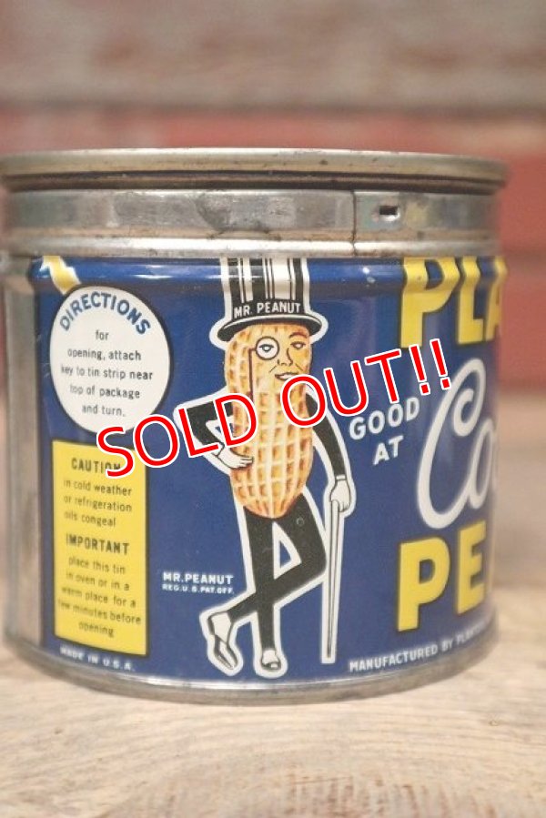 画像2: dp-220719-10 PLANTERS / MR.PEANUT 1950's Tin Can