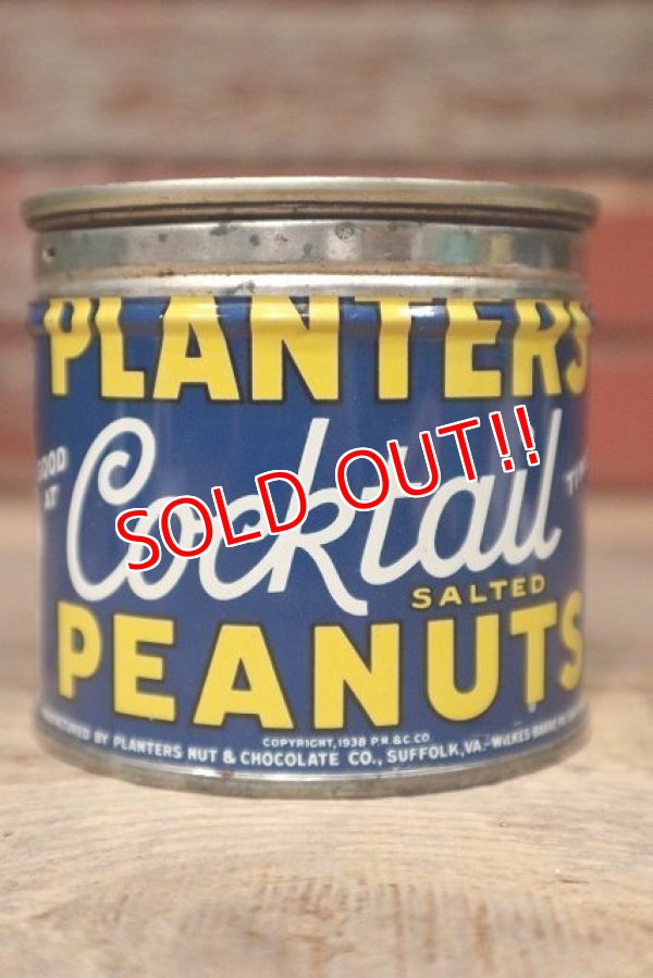 画像3: dp-220719-10 PLANTERS / MR.PEANUT 1950's Tin Can