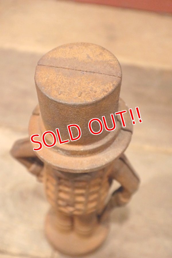 画像7: ct-220801-01 PLANTERS / MR.PEANUT 1940's Cast Iron Coin Bank