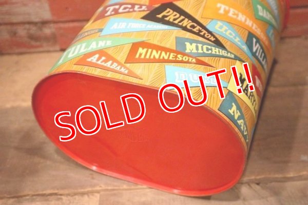 画像10: dp-220801-03 College Pennant / CHEINCO 1960's Trash Can