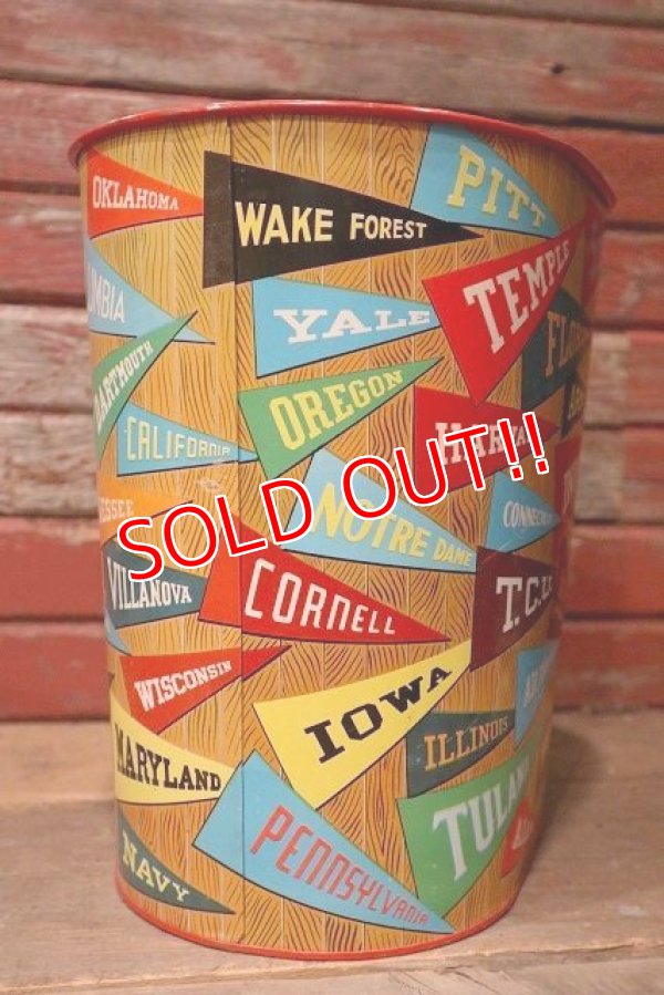 画像3: dp-220801-03 College Pennant / CHEINCO 1960's Trash Can
