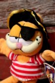 画像2: ct-220719-17 Garfield / NANCO 1990's Plush Doll "Pirate"