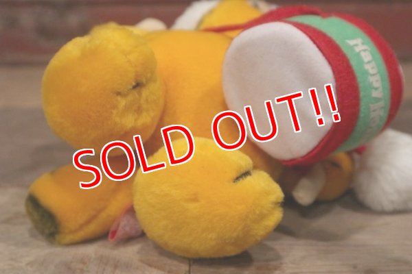 画像9: ct-220719-23 Garfield / DAKIN 1980's Plush Doll "Happy Holidays"