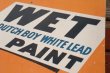 画像3: dp-220801-01 Dutch Boy / 1940's WET PAINT Paper Sign