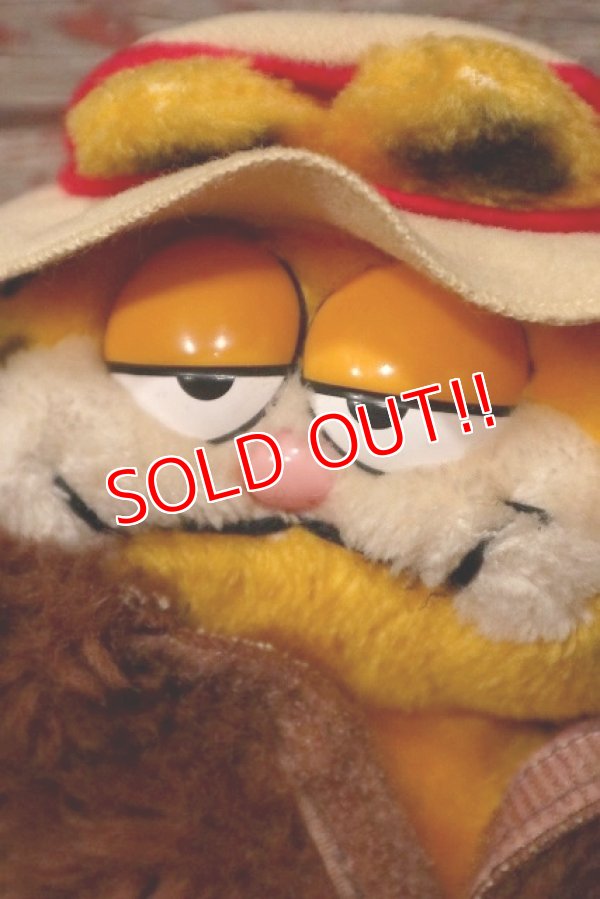 画像2: ct-220719-25 Garfield / DAKIN 1980's Plush Doll "Pennant"