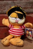 画像1: ct-220719-17 Garfield / NANCO 1990's Plush Doll "Pirate"