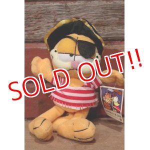 画像: ct-220719-17 Garfield / NANCO 1990's Plush Doll "Pirate"