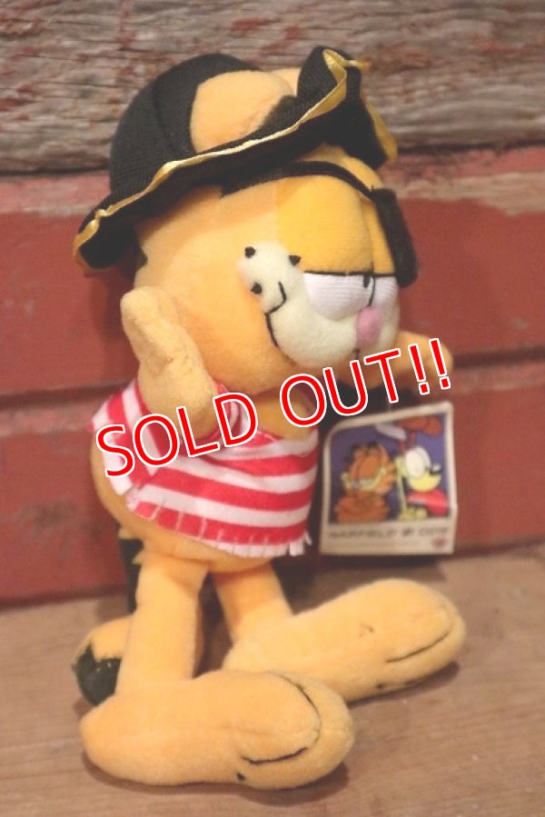 画像3: ct-220719-17 Garfield / NANCO 1990's Plush Doll "Pirate"