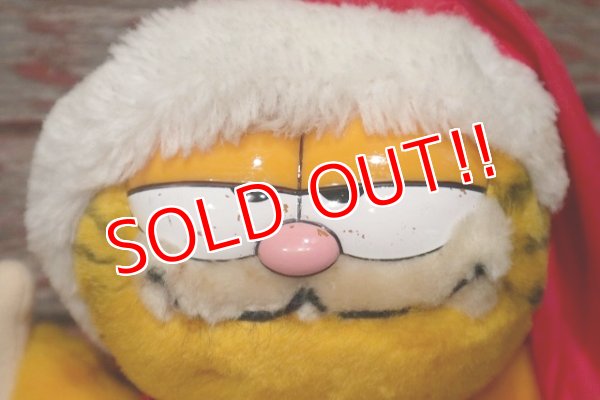 画像2: ct-220719-23 Garfield / DAKIN 1980's Plush Doll "Happy Holidays"