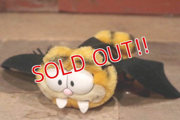 画像2: ct-220719-21 Garfield / DAKIN 1980's Plush Doll "BAT"