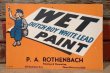 画像1: dp-220801-01 Dutch Boy / 1940's WET PAINT Paper Sign