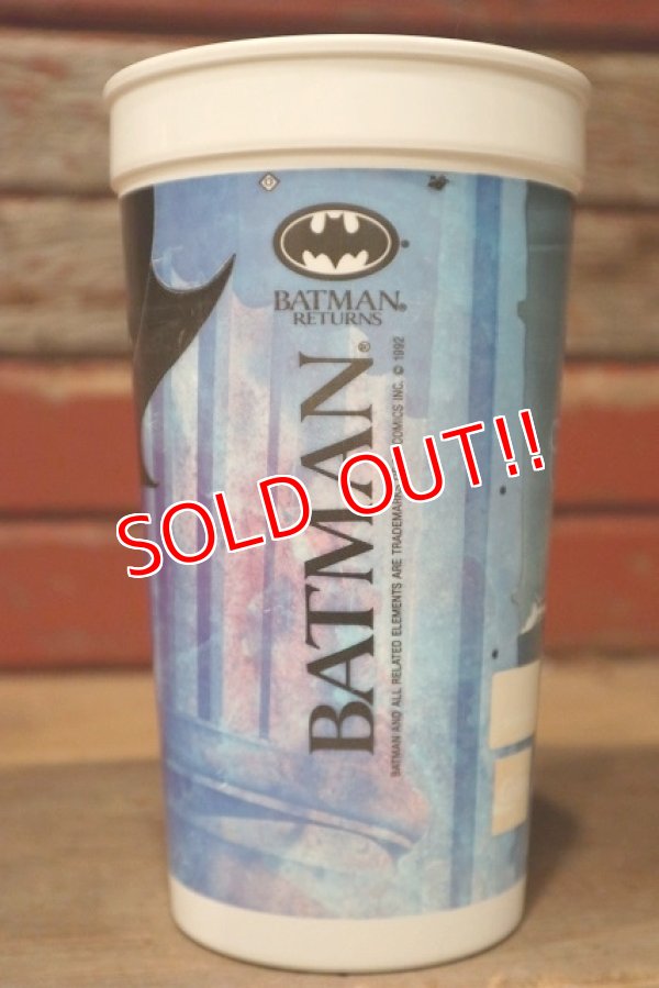 画像2: ct-131122-30 BATMAN RETURNS / BATMAN 1992 McDonald's Plastic Cup