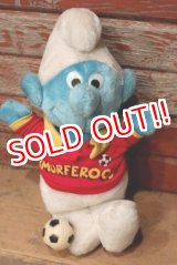 画像: ct-220719-62 Smurf / 1980's Plush Doll "Football"