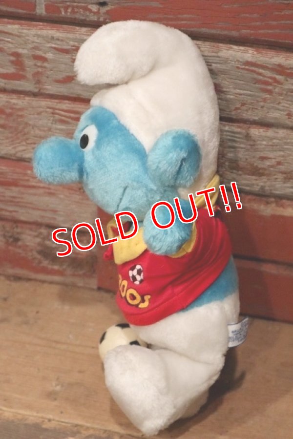 画像4: ct-220719-62 Smurf / 1980's Plush Doll "Football"