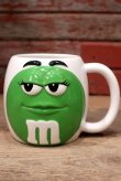 画像1: ct-220601-01 MARS / M&M's 2003 Ceramic Big Mug "Green"