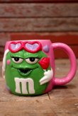 画像1: ct-220601-01 MARS / M&M's 2003 Ceramic Mug "Green・Valentine"