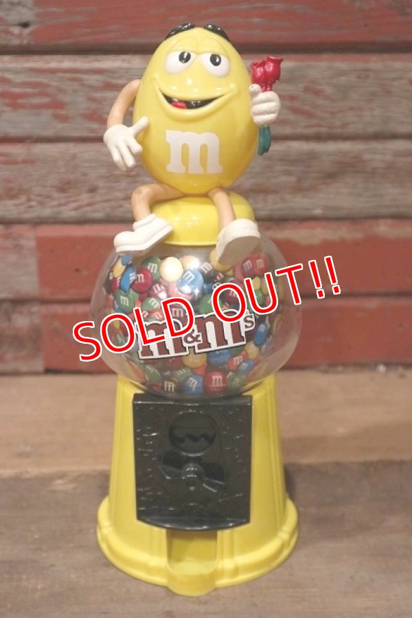 画像1: ct-220801-47 MARS / M&M's 2000's Candy Novelty Dispenser "Yellow"