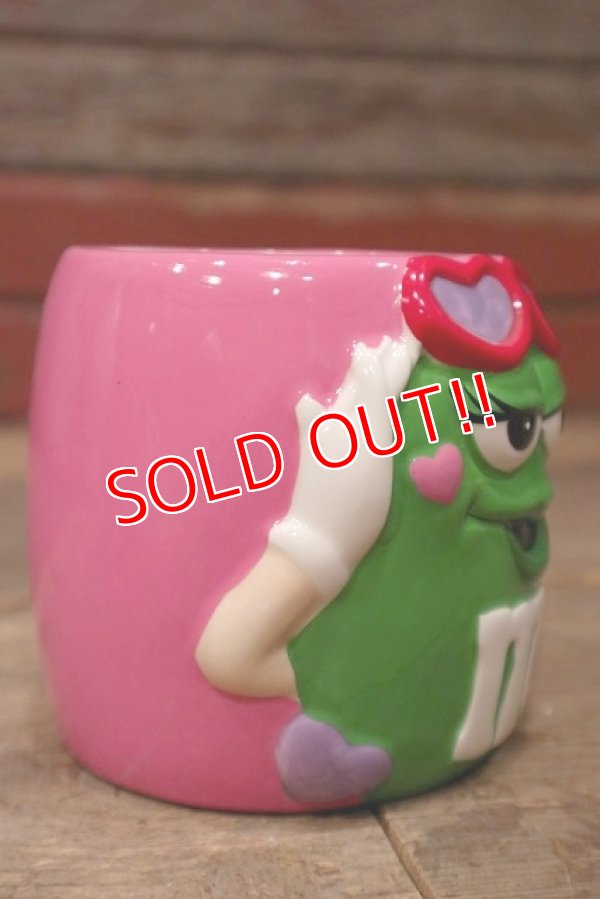 画像3: ct-220601-01 MARS / M&M's 2003 Ceramic Mug "Green・Valentine"