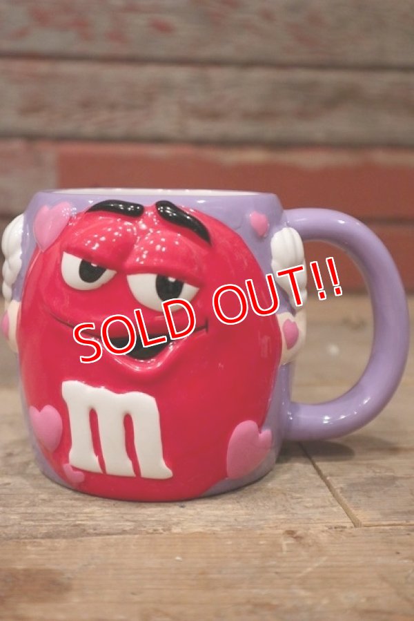 画像1: ct-220601-01 MARS / M&M's 2003 Ceramic Mug "Red・Valentine"