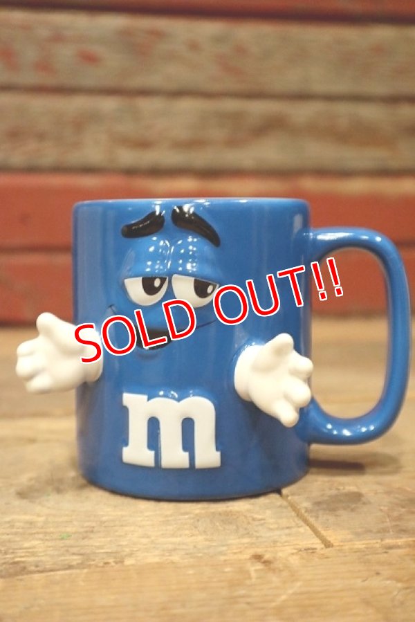 画像1: ct-220601-01 MARS / M&M's 2000's Ceramic Mug "Blue"