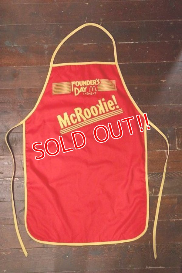 画像1: dp-220810-10 McDonald's / FOUNDER'S DAY 1987 McRookie! Apron