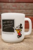 画像1: gs-220810-02 Mickey Mouse / Glasbake 1960's-1970's School House Mug