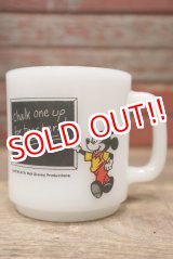 画像: gs-220810-02 Mickey Mouse / Glasbake 1960's-1970's School House Mug