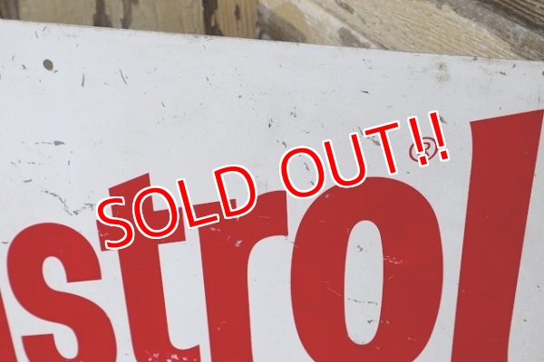 画像6: dp-220801-26 Castrol GTX / W-side Metal Sign