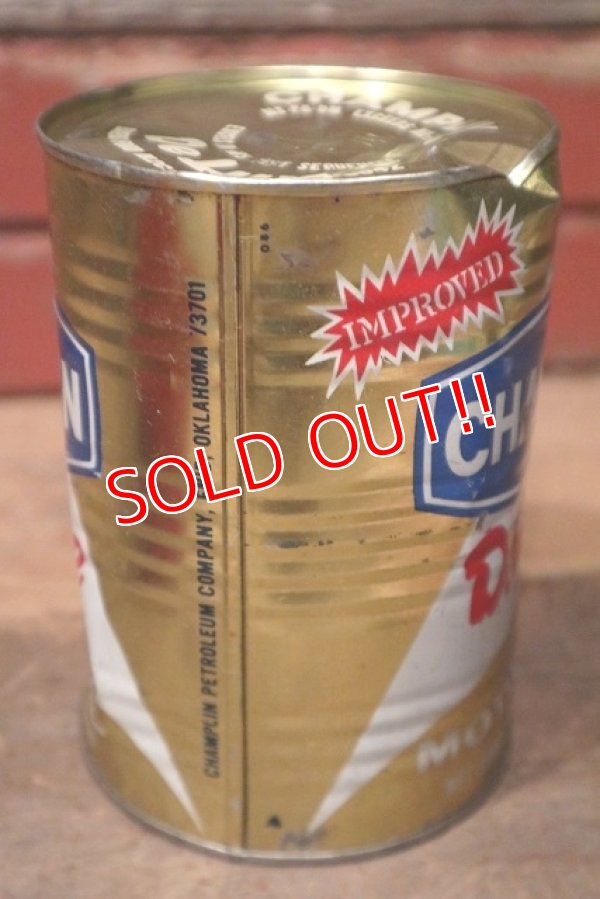 画像4: dp-220801-31 CHAMPLIN / One U.S. Quart Motor Oil Can