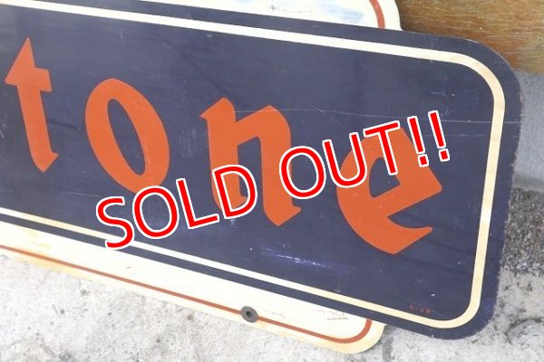 画像4: dp-220801-22 Firestone / 1940's W-side Metal Sign