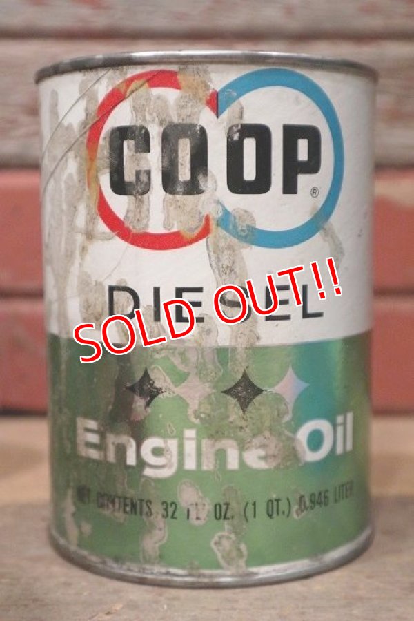 画像1: dp-220801-30 COOP / DIESEL Engine Oil One U.S. Quart Can