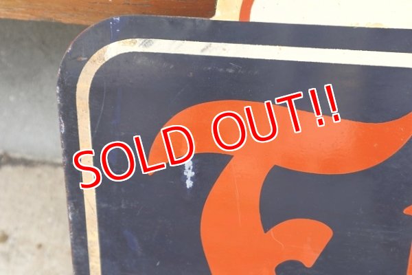 画像5: dp-220801-22 Firestone / 1940's W-side Metal Sign