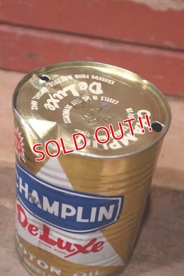 画像5: dp-220801-31 CHAMPLIN / One U.S. Quart Motor Oil Can