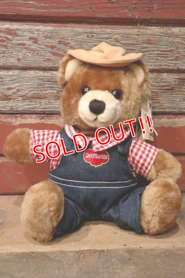 画像1: ct-220801-10 Delmonte / Country Yumkin Brawny Bear 1985 Plush Doll