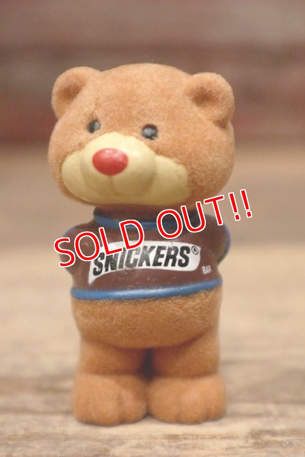 画像3: ct-220801-30 MARS / 1987 Snickers Flocked Bears Figure Set