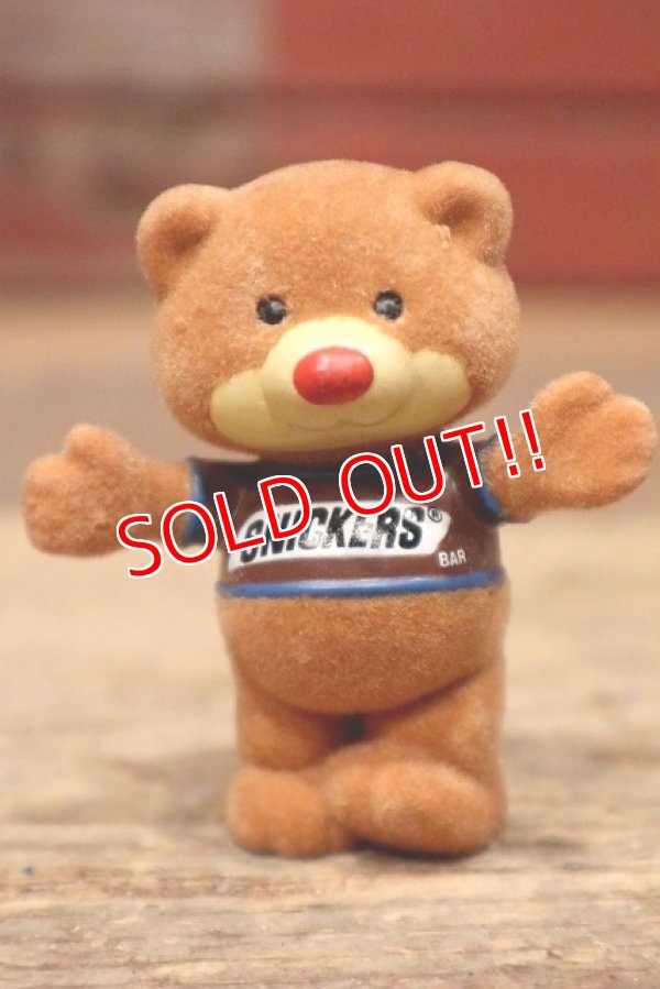 画像2: ct-220801-30 MARS / 1987 Snickers Flocked Bears Figure Set
