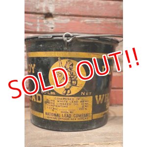 画像: dp-220810-03 Dutch Boy/ 1950's SOFT PASTE WHITE LEAD Bucket