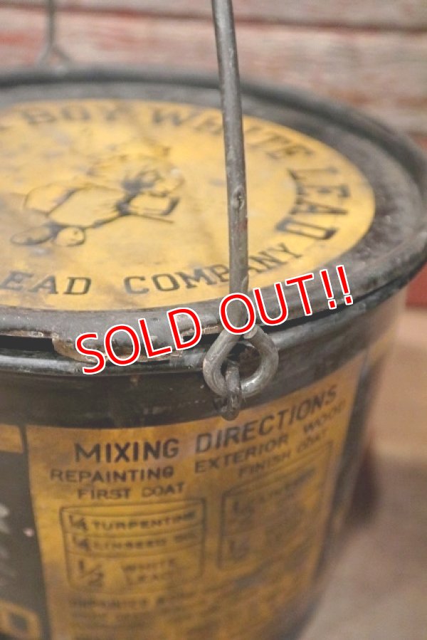 画像7: dp-220810-03 Dutch Boy/ 1950's SOFT PASTE WHITE LEAD Bucket