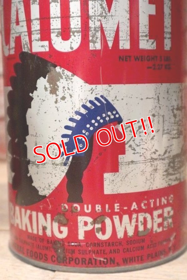 画像2: dp-220810-12 CALUMET / Vintage Baking Powder Can