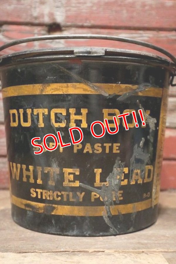 画像3: dp-220810-03 Dutch Boy/ 1950's SOFT PASTE WHITE LEAD Bucket